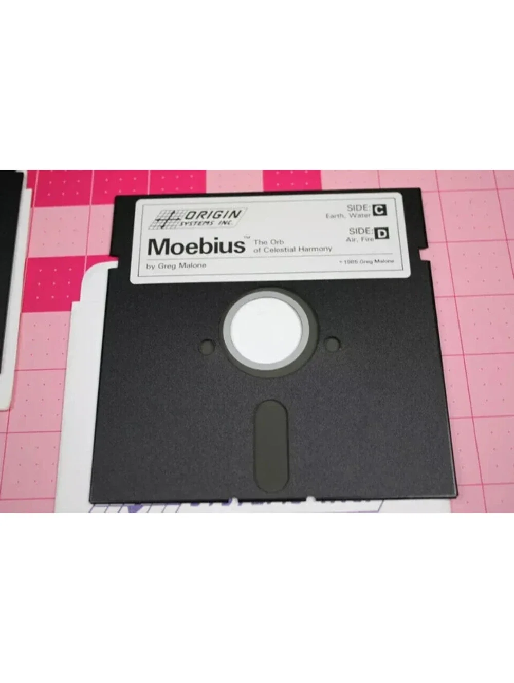 Moebius The Orb of Celestial Harmony Commodore 5.25 floppy